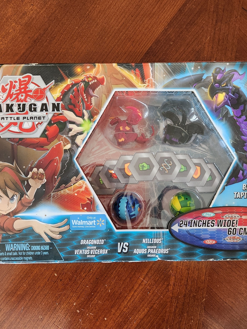 New Bakugan Battle Planet Starter Pack - Red, Black & Green Open Box